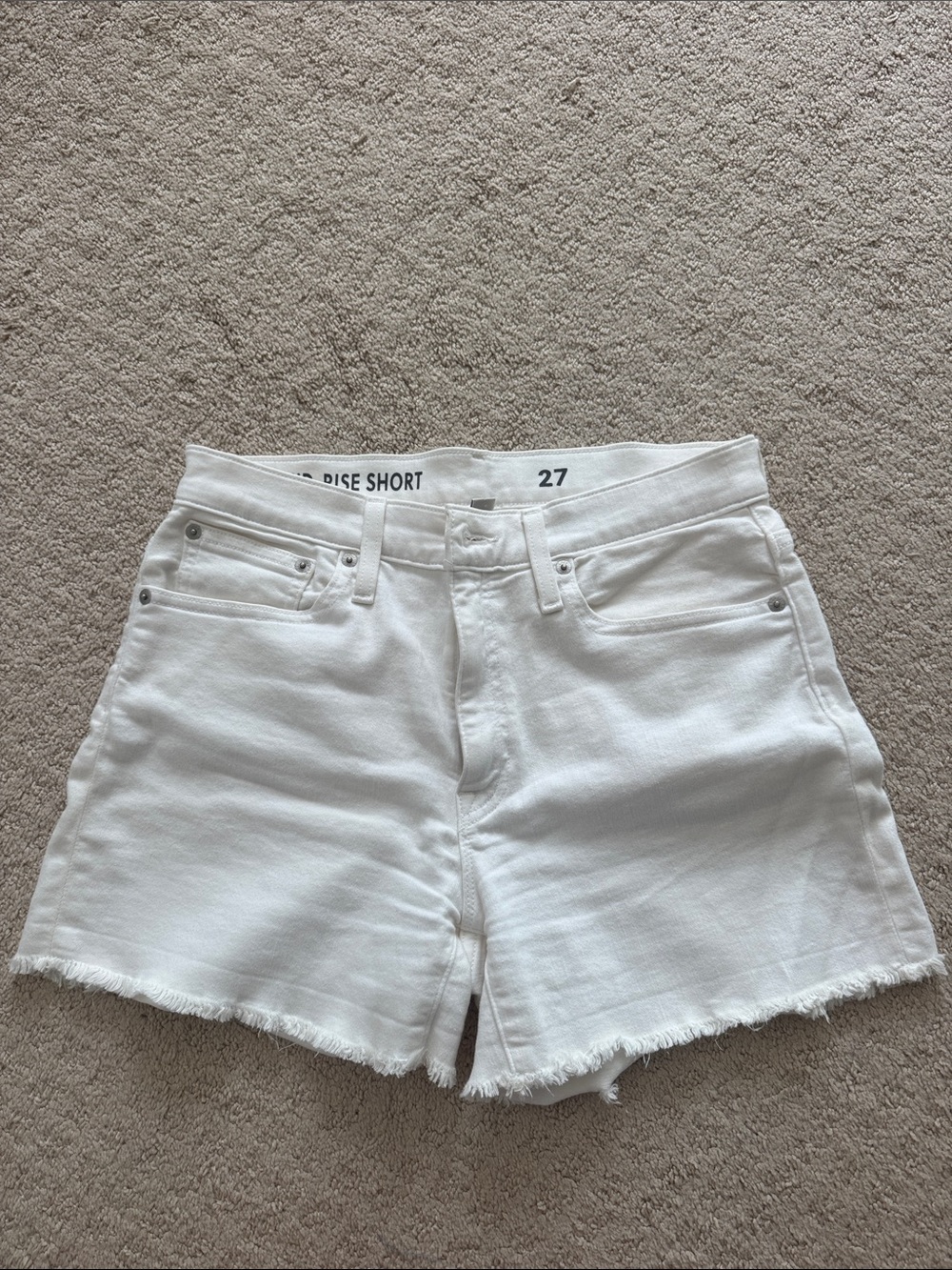 Jcrew Mid Rise Jean Short